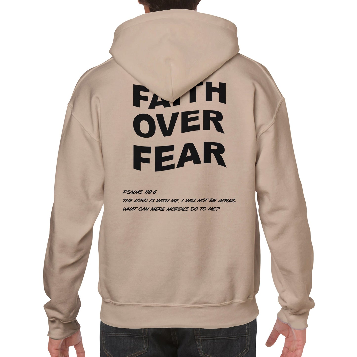 FAITH OVER FEAR - Classic Unisex Pullover Hoodie