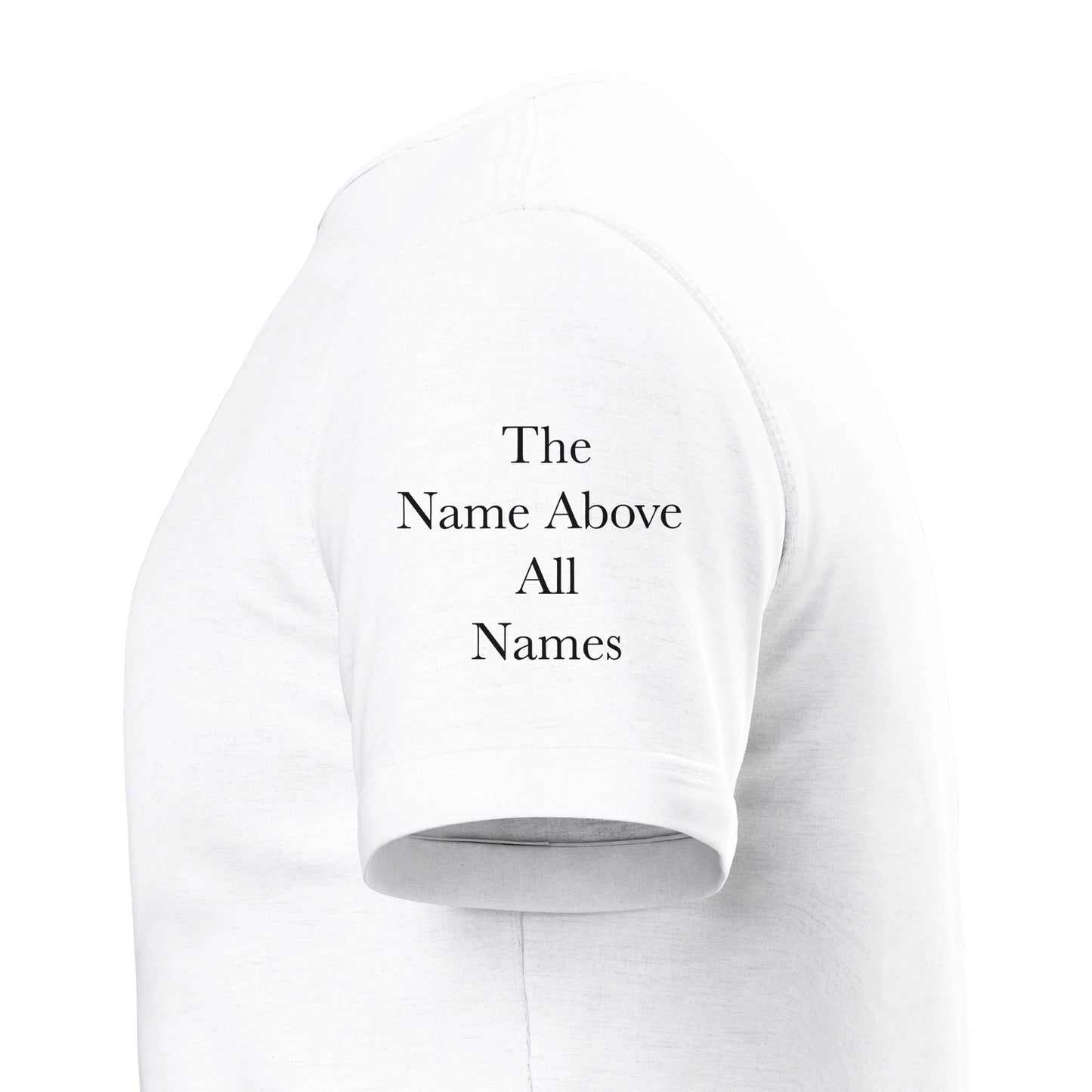 YESHUA (name above all names) (founder of salvation) crew neck t shirt