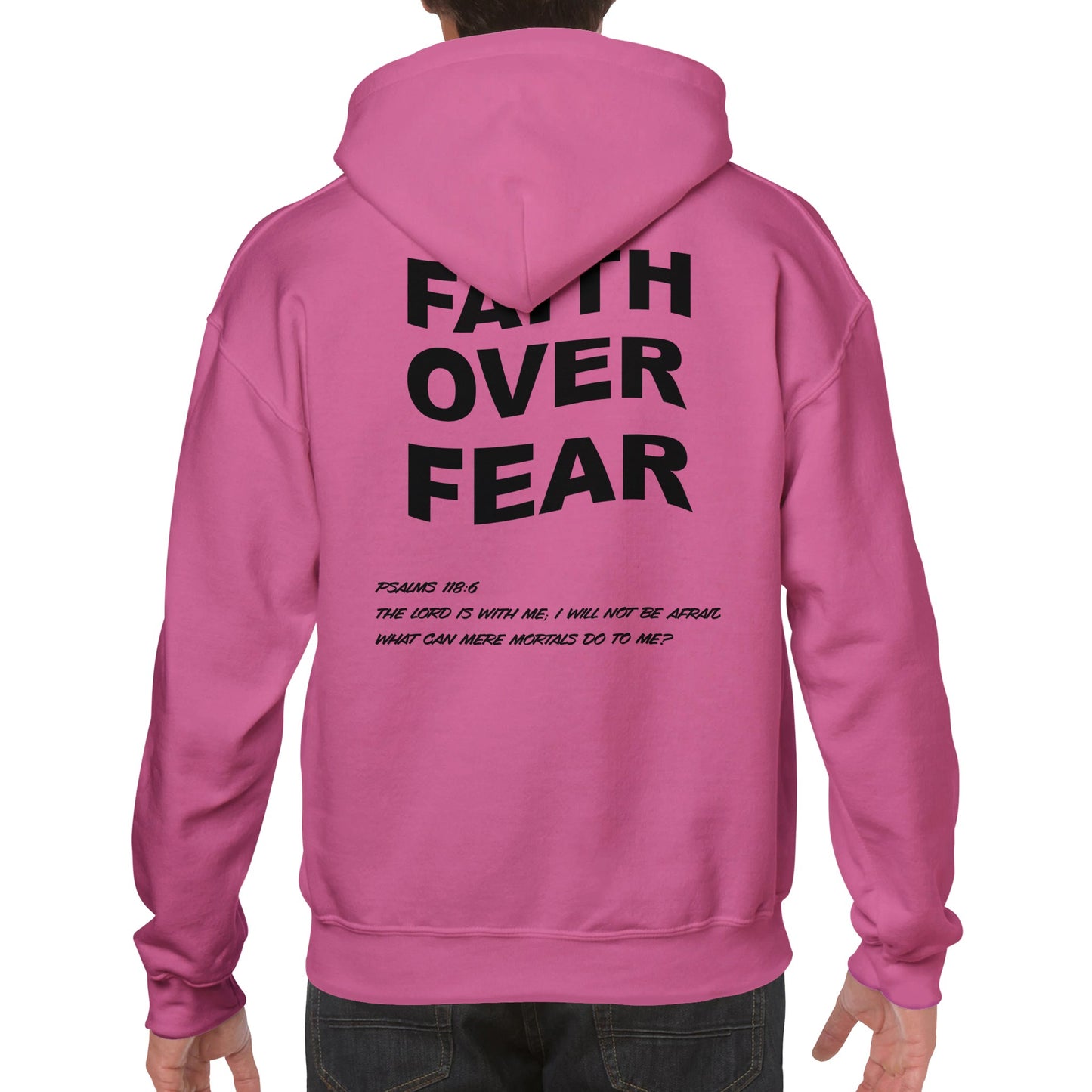 FAITH OVER FEAR - Classic Unisex Pullover Hoodie