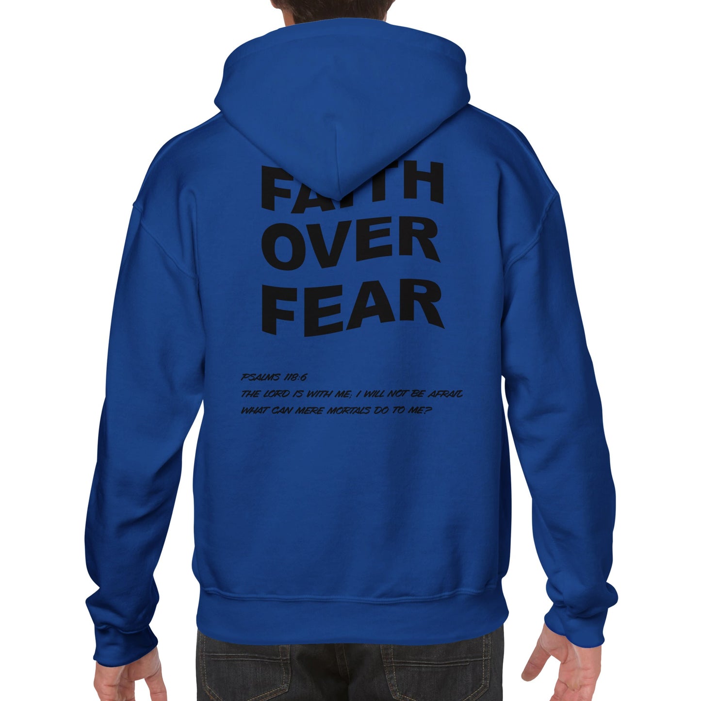 FAITH OVER FEAR - Classic Unisex Pullover Hoodie