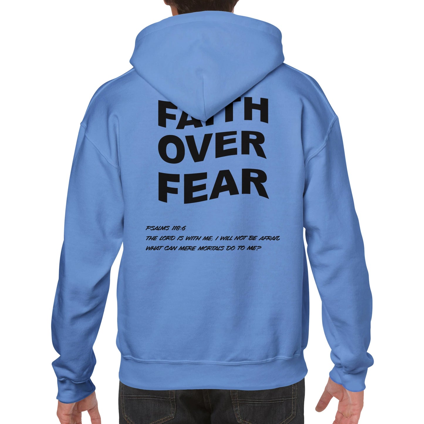 FAITH OVER FEAR - Classic Unisex Pullover Hoodie